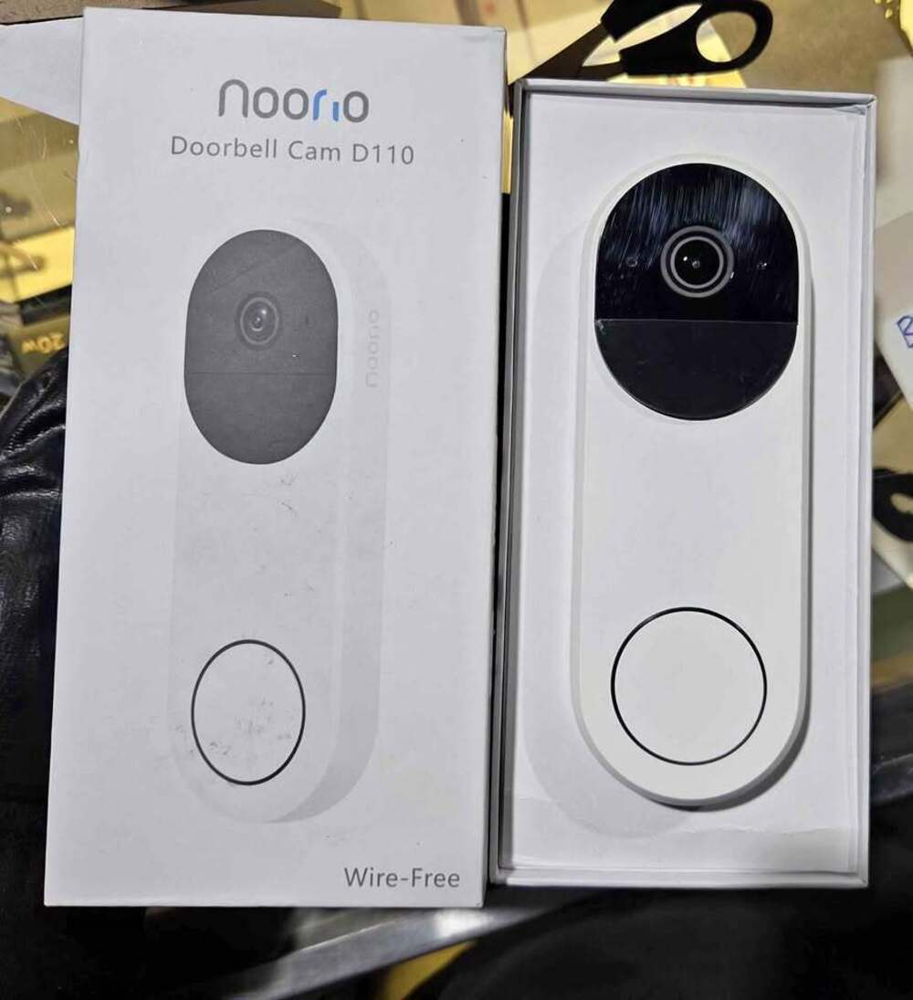 Noorio D110 Doorbell Camera Wireless No Subscription on 16GB Local Storage, Smar